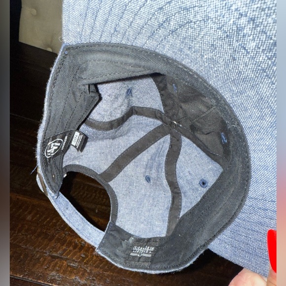 47’ Brand Denim Blue Hat with LA Logo - Picture 3 of 3